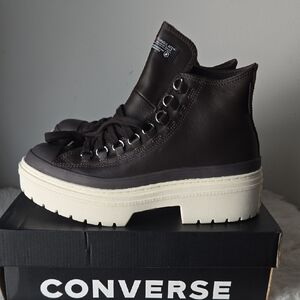 Converse CTAS Lugged Heel Waterproof Hi Mudguard Egret US 8.5